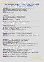 NUR 185 test 1 Hondros &vert; Questions with 100&percnt; Verified&NewLine;Answers &vert; Latest Update 2026&sol;2027