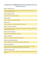 2A HOISTING COMPREHENSIVE TEST Questions with Correct&NewLine;Answers &lpar;Grade A&plus;&rpar;