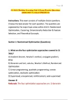 CS 7641 Exam &vert; UNIT 1-4 & FINAL  Exam &vert;QUESTIONS & ANSWERS&vert; already graded A&plus; &lpar;COMPLETE BUNDLE&rpar; UPDATED&excl;&excl;&excl;