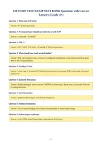 150 TCRN TEST EXAM TEST BANK Questions with Correct&NewLine;Answers &lpar;Grade A&plus;&rpar;
