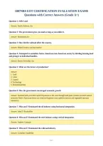 1807NRS EOT CERTIFICATION EVALUATION EXAMS&NewLine;Questions with Correct Answers &lpar;Grade A&plus;&rpar;
