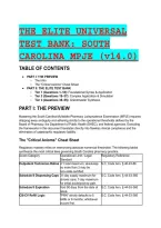 South Carolina MPJE Elite Test Bank &lpar;2026&sol;2027&rpar; &ndash; Clinical Scenarios&comma; Full Distractor Rationales & Critical Axioms Cheat Sheet &lpar;v14&period;0&rpar;  
