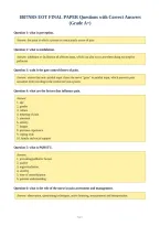 1807NRS EOT FINAL PAPER Questions with Correct Answers&NewLine;&lpar;Grade A&plus;&rpar;