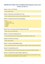 1807NRS EOT PRACTICE EXAMINATION Questions with Correct&NewLine;Answers &lpar;Grade A&plus;&rpar;