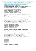 FAA Glider Pilot Certificate 2026&sol;2027 &vert; Private Pilot Glider Exam Study Guide&comma; Practice Questions & Answers&comma; FAA Glider Exam Prep