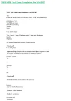 NRNP 6531 Final Exam Preparation & Review Compilation &lpar;2026&sol;2027&rpar; &vert; Advanced Practice Care of Adults Study Guide