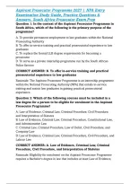 Aspirant Prosecutor Programme 2027 &vert; NPA Entry Examination Study Guide&comma; Practice Questions & Answers&comma; South Africa Prosecutor Exam Prep