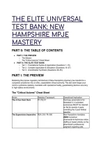New Hampshire MPJE Exam Prep Test Bank &lpar;2026&sol;2027&rpar; &vert;  Clinical & Legal Scenario Questions&comma; Distractor Rationales & Critical Axioms Cheat Sheet &vert; RSA 318 & Ph Rules Mastery