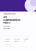 COMPREHENSIVE REVIEW&NewLine;ATI&NewLine;COMPREHENSIVE&NewLine;PART 2
