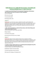 NURS 305 Exam 3 V1&ndash;V3 &vert; NURS 305 Pharmacology &vert; Actual Q&A with Rationale &lpar;NURS305 Exam 3&rpar; &vert; Liberty University