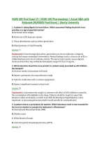 NURS 305 Final Exam V1&ndash;V3 &vert; NURS 305 Pharmacology &vert; Actual Q&A with Rationale &lpar;NURS305 Final Exam&rpar; &vert; Liberty University