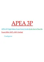 APEA 3P High Stakes Exam Study Guide &lpar;2026&sol;2027&rpar; &vert; 100&percnt; Verified Questions&comma; Answers & Expert Rationales