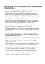 ACRP CCRC REVISION TEST WITH UPDATED ACTUAL QUESTIONS AND CORRECT&NewLine;ANSWERS&comma; GRADED A&plus;
