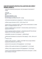 ACSM TEST EXAM WITH UPDATED ACTUAL QUESTIONS AND CORRECT&NewLine;ANSWERS&comma; GRADED A&plus;