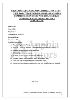 NHA CCMA STUDY GUIDE&comma; NHA CERTIFICATION STUDY GUIDE FOR CCMA &vert; EXAM QUESTIONS AND ANSWERS&vert; COMPLETE STUDY GUIDE WITH 100&percnt; ACCURATE QUESTIONS & ANSWERS&excl; EXCELLENCE GUARANTEED&excl;