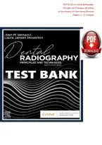 TEST BANK for Dental Radiography&colon; Principles and Techniques 6th Edition Iannucci Joen and Howerton Laura &vert; Complete 35 Chapters