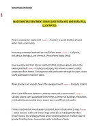 Wastewater Treatment Exam Questions and Answers &mdash; Complete Exam Material
