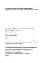 911 OFFICER NATIONAL CERTIFICATION STUDY GUIDE 2026 UPDATE &vert; &NewLine;COMPREHENSIVE QUESTIONS AND VERIFIED ANSWERS &lpar;COMPLETE SOLUTIONS&rpar; A&plus; &NewLine;GRADE 