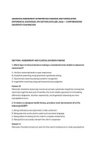 ADVANCED ASSESSMENT&colon; INTERPRETING FINDINGS AND FORMULATING &NewLine;DIFFERENTIAL DIAGNOSES&comma; 6TH EDITION &lpar;GOOLSBY&comma; 2026&rpar; &mdash; COMPREHENSIVE &NewLine;UNIVERSITY EXAMINATION 