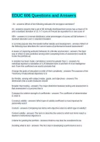 EDUC 606 Questions and Answers revised