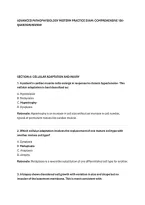 ADVANCED PATHOPHYSIOLOGY MIDTERM PRACTICE EXAM&colon; COMPREHENSIVE 150&NewLine;QUESTION REVIEW 