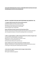 AHIP AGENT RESPONSIBILITIES&comma; ETHICS & CONSUMER PROTECTION PRACTICE EXAM&colon; &NewLine;COMPREHENSIVE CERTIFICATION PREPARATION 