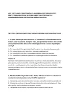 AHIP COMPLIANCE&comma; MARKETING RULES&comma; AND REGULATORY REQUIREMENTS &NewLine;PRACTICE EXAM MASTERING MEDICARE MARKETING COMPLIANCE&colon; A &NewLine;COMPREHENSIVE AHIP CERTIFICATION PREPARATION EXAM