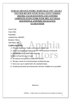 NURS 611 ADVANCE PATHO &vert; MARYVILLE UNIV &vert; EXAM 2 FOCUSED REVIEW STUDY BANK LATEST VERSION 2026&sol;2026 &vert; EXAM QUESTIONS AND ANSWERS&vert; COMPLETE STUDY GUIDE WITH 100&percnt; ACCURATE QUESTIONS & ANSWERS&excl; EXCELLENCE GUARANTEED&excl;