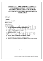 NURS 615 EXAM 1 VERIFIED EXAM QUESTIONS AND ANSWERS 2026&sol;2027 &vert; EXAM QUESTIONS AND ANSWERS&vert; COMPLETE STUDY GUIDE WITH 100&percnt; ACCURATE QUESTIONS & ANSWERS&excl; EXCELLENCE GUARANTEED&excl;