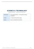 UPSC Science & Technology &ndash; Biology Foundation Notes &vert; Cell&comma; DNA&comma; RNA&comma; Genes&comma; Genome&comma; Immunity & Vaccination &vert; Prelims & Mains&NewLine;&NewLine;&NewLine;