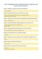 A&P 2 Straighterline Final Certification Review Set Questions with&NewLine;Correct Answers &lpar;Grade A&plus;&rpar;