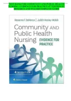  Community & Public Health Nursing 4th Ed &vert; DeMarco & Walsh Test Bank