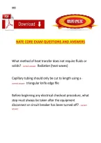 NATE Core Exam Questions and Answers &ndash; practice questions with answers