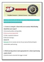 MENTAL HEALTH PN ATI RETAKE 2026&sol;2027 PROCTORED EXAM WITH NGN 200 QUESTIONS & RATIONALES