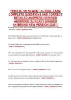 FEMA IS 700 NEWEST ACTUAL EXAM &NewLine;COMPLETE QUESTIONS AND CORRECT &NewLine;DETAILED ANSWERS &lpar;VERIFIED &NewLine;ANSWERS&rpar; &vert;ALREADY GRADED &NewLine;A&plus;&vert;&vert;BRAND NEW VERSION 2026&excl;&excl;&excl; 