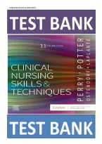 Test Bank for Nursing Interventions & Clinical Skills&comma; 11th Edition by Potter &mdash; Complete Chapters with Questions & Answers
