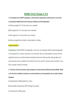 NURS 5432 Exam 1 V1&ndash;V3 &vert; NURS 5432 Family I &lpar;FNP 1&rpar; &vert; Actual Q&A with Rationale &lpar;NURS5432 Exam 1&rpar; &vert; The University of Texas at Arlington