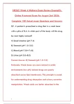 NR566 ADVANCED PHARMACOLOGY FOR CARE OF THE FAMILY NR 566 WEEK 4 MIDTERM FINAL EXAM COMPLETE ACTUAL EXAM QUESTIONS WITH CORRECT ANSWERS AND RATIONALES 2026&vert; INSTANT DOWNLOAD