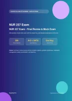 NUR 257 Exam Complete Practice Bundle &ndash; 850 Questions with Answers & Detailed Rationales