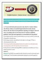 NR601 Week 4 Midterm Exam 2026 PDF &ndash; Complete Actual Exam Questions 1&ndash;300 &vert; Primary Care of the Maturing and Aged Family Practicum &vert; Verified Answers & Rationales &vert; Instant Download