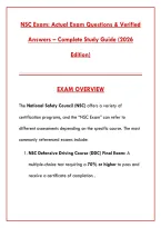 NSCA CPSS EXAM LATEST 2026 TESTBANK NSCA CPSS FINAL EXAM PREP &lpar;ALL CHAPTERS COVERED&rpar; WITH COMPLETE ACTUAL EXAM QUESTIONS AND CORRECT VERIFIED ANSWERS ALREADY GRADED A&plus; &lpar;BRAND NEW&excl;&excl;&rpar;