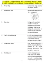 CST Level 1 Land Surveyor Test Certification with all Correct & 100&percnt; Verified Answers &vert;Latest Version &vert;Already Graded A&plus;