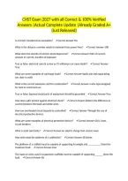 CHST Exam 2027 with all Correct & 100&percnt; Verified Answers &vert;Actual Complete Update &vert;Already Graded A&plus; &lpar;Just Released&rpar;