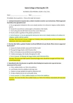 Galen NU 170 Maternal-Child Nursing Exam 4 &vert; Questions&comma; Answers & Rationales &vert; Fall 2026&period;