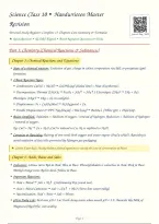 Class notes science 1OTH