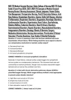 NUR 170 Medical-Surgical Nursing &vert; Galen College of Nursing NUR 170 Study Guide & Exam Prep 2026&ndash;2027 &vert; NUR 170 Concepts of Medical-Surgical Nursing Review &vert; Nursing Assessment&comma; Clinical Judgment&comma; Patient Safety&comma; Pain Management&comma; Perioperative Nursing&comma; Fl