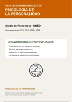 PACK 10 EX&Aacute;MENES RESUELTOS Psicolog&iacute;a de la Personalidad UNED &vert; 2018&comma; 2019&comma; 2022 y 2023 &iexcl;