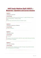 AAFP Family Medicine Shelf &lpar;USPSTF &plus; Blueprints &rpar; Questions and Correct Answers&period;