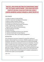 NUR 670 - APEA EXAM AND PRACTICE EXAM NEWEST 2026&sol; &NewLine;2027 TEST BANK&vert; NUR670 PMHNP - APEA EXAM PREP WITH &NewLine;COMPLETE 650 REAL EXAM QUESTIONS AND CORRECT &NewLine;VERIFIED ANSWERS&sol; ALREADY GRADED A&plus; &lpar;MOST RECENT&excl;&excl;&rpar;&rsqb;