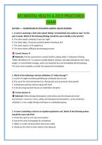 ATI MENTAL HEALTH A 2019 PROCTORED &NewLine;EXAM